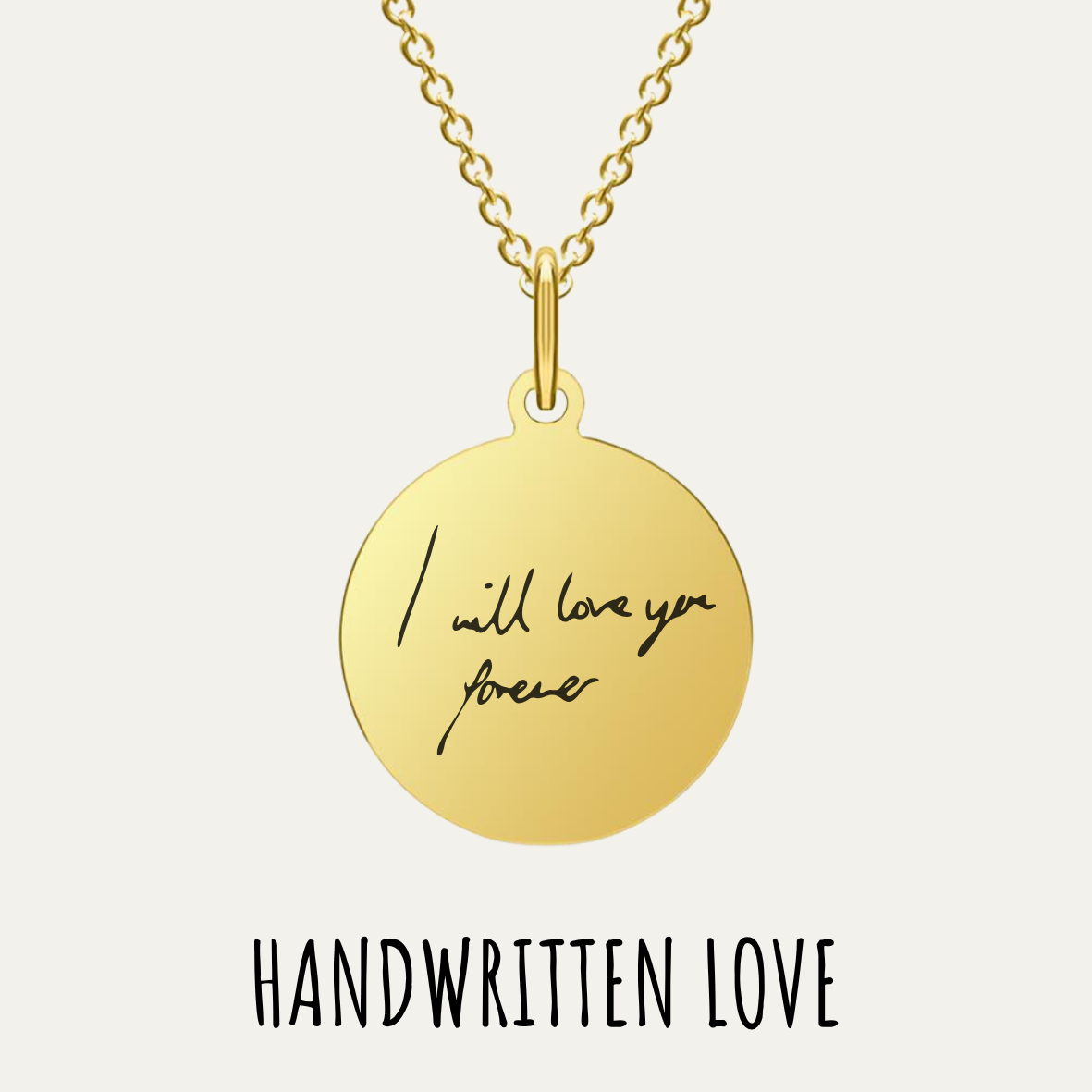 KETTING ♥ HANDWRITTEN LOVE - Afbeelding 4