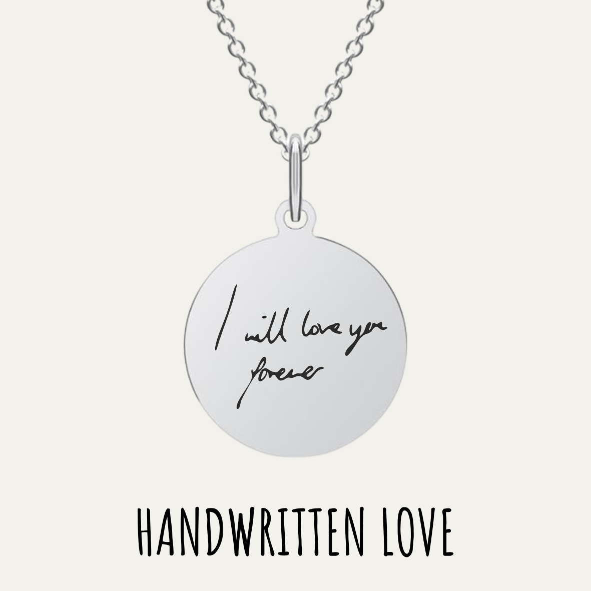 KETTING ♥ HANDWRITTEN LOVE - Afbeelding 3