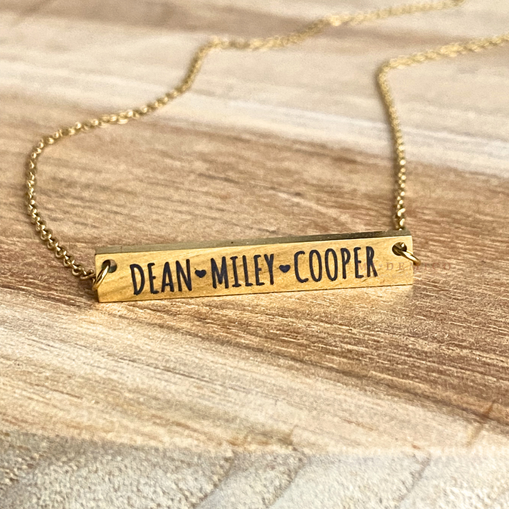 KETTING BAR ♥ NAAM / TEKST - Afbeelding 2