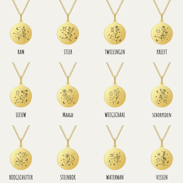 KETTING ♥ ZODIAC BLOOM - Afbeelding 2